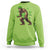 St Patricks Day Bigfoot Sweatshirt Funny Sasquatch Shamrock