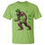 St Patricks Day Bigfoot T Shirt Funny Sasquatch Shamrock