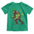 St Patricks Day Bigfoot Toddler T Shirt Funny Sasquatch Shamrock