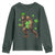 St Patricks Day Bigfoot Youth Sweatshirt Funny Sasquatch Shamrock