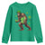 St Patricks Day Bigfoot Youth Sweatshirt Funny Sasquatch Shamrock