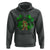 St Patricks Day Lucky Shamrock Bigfoot Hoodie Funny Sasquatch Irish