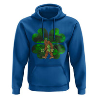 St Patricks Day Lucky Shamrock Bigfoot Hoodie Funny Sasquatch Irish