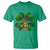 St Patricks Day Lucky Shamrock Bigfoot T Shirt Funny Sasquatch Irish