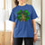 St Patricks Day Lucky Shamrock Bigfoot T Shirt For Women Funny Sasquatch Irish