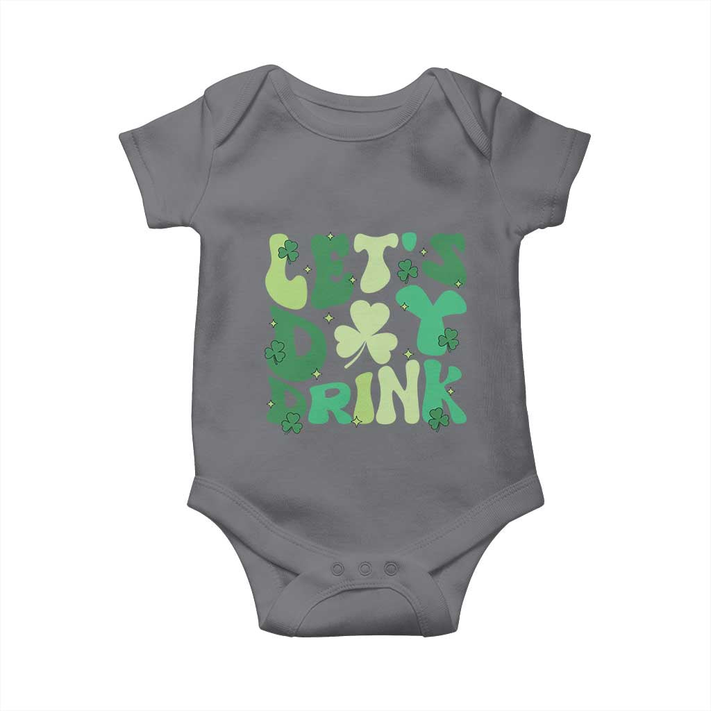 St. Patrick's Day Irish Pub Baby Onesie Let's Day Drink
