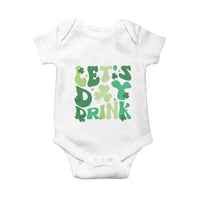 St. Patrick's Day Irish Pub Baby Onesie Let's Day Drink