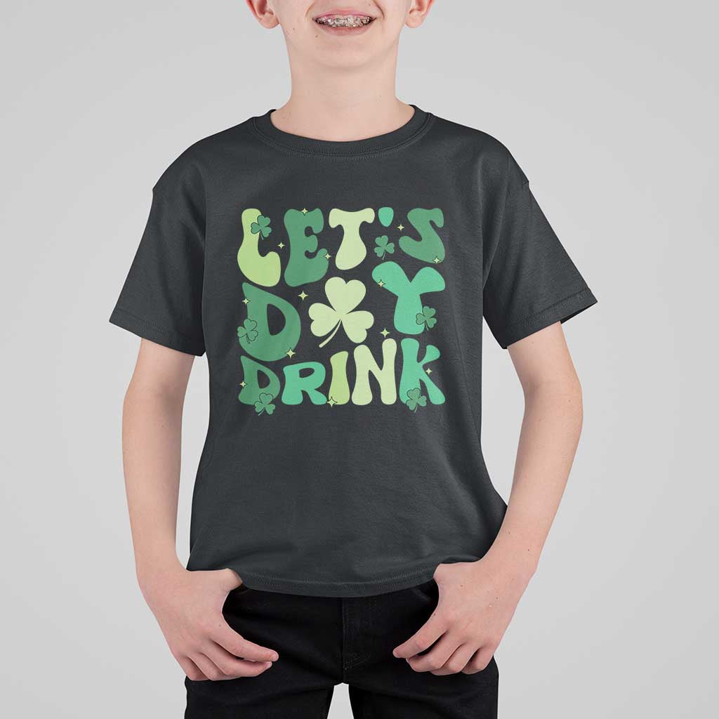 St. Patrick's Day Irish Pub T Shirt For Kid Let's Day Drink