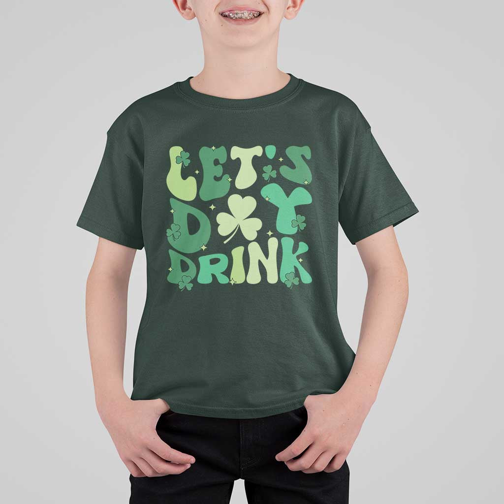 St. Patrick's Day Irish Pub T Shirt For Kid Let's Day Drink