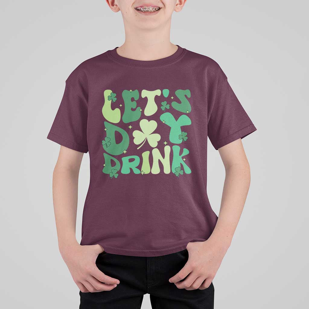 St. Patrick's Day Irish Pub T Shirt For Kid Let's Day Drink