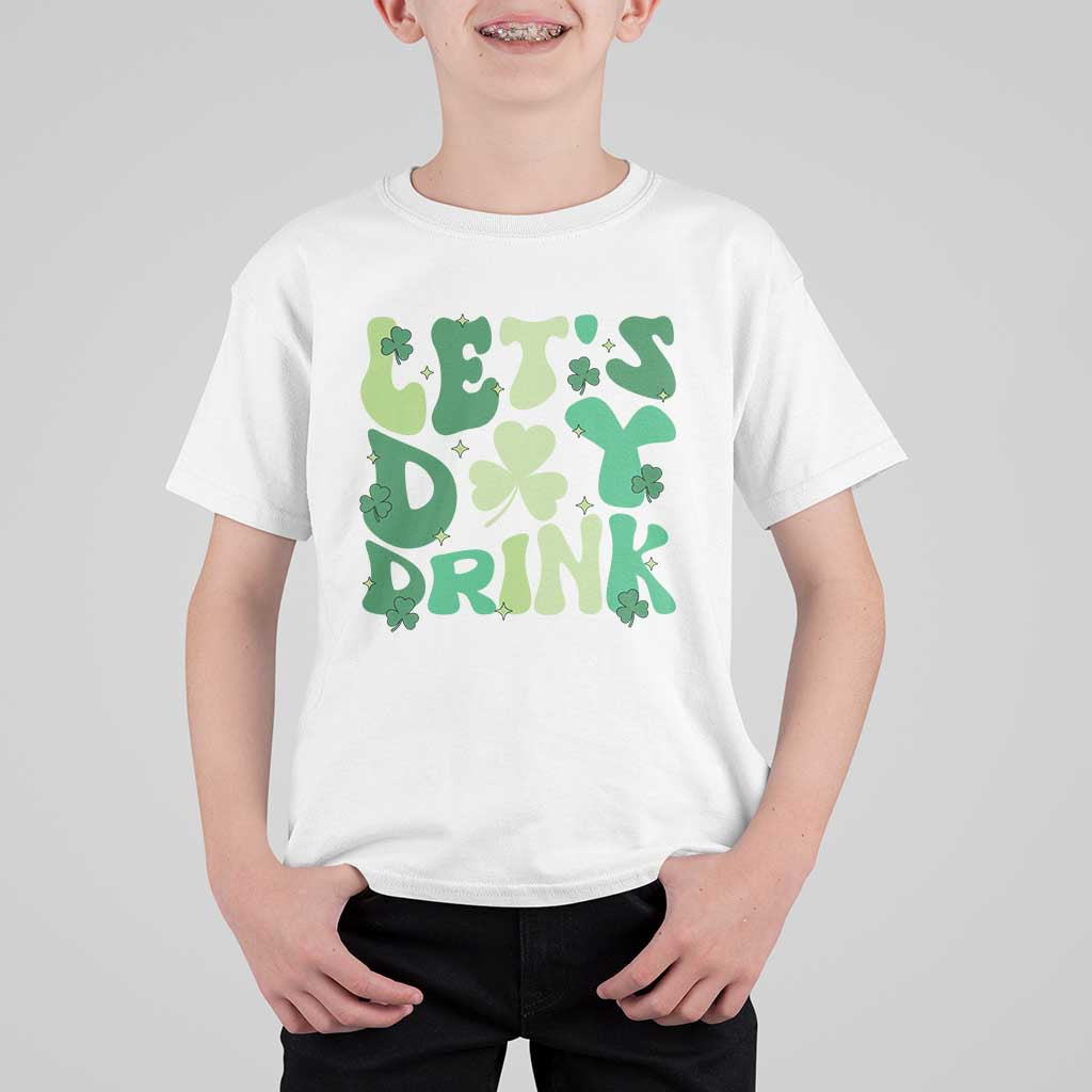 St. Patrick's Day Irish Pub T Shirt For Kid Let's Day Drink
