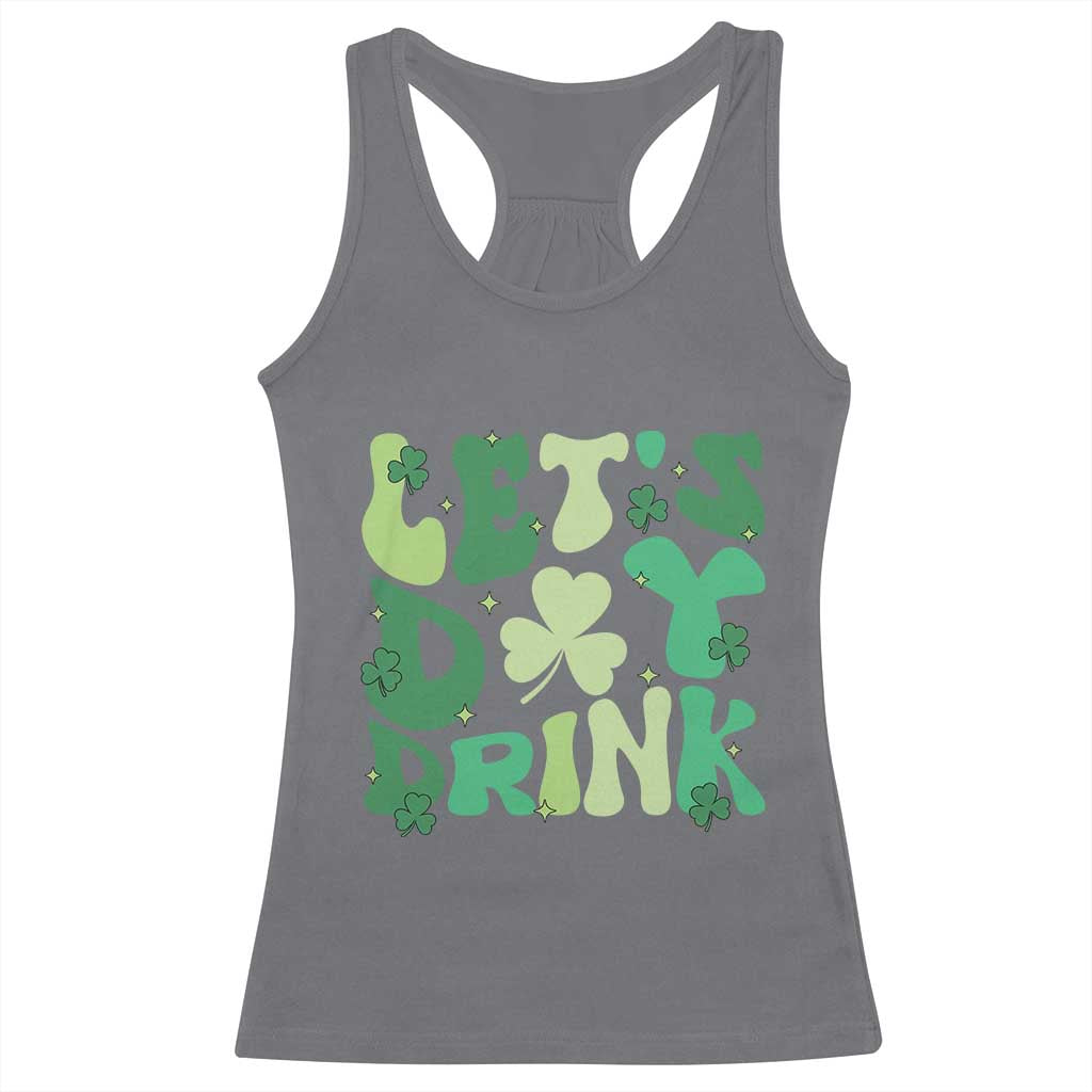 St. Patrick's Day Irish Pub Racerback Tank Top Let's Day Drink
