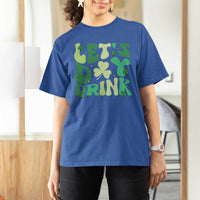 St. Patrick's Day Irish Pub T Shirt For Women Let's Day Drink