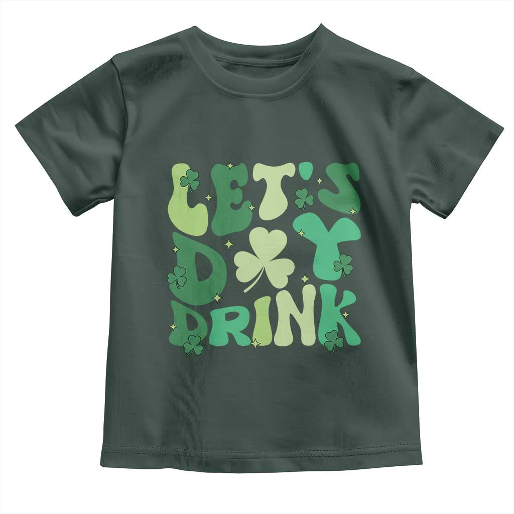 St. Patrick's Day Irish Pub Toddler T Shirt Let's Day Drink