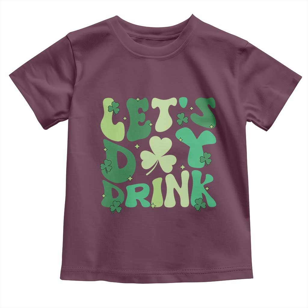 St. Patrick's Day Irish Pub Toddler T Shirt Let's Day Drink