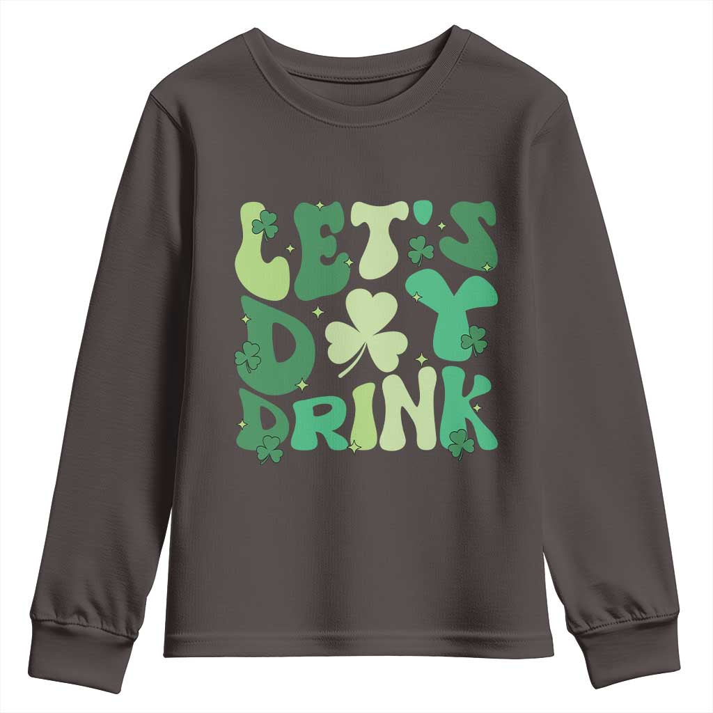 St. Patrick's Day Irish Pub Youth Sweatshirt Let's Day Drink