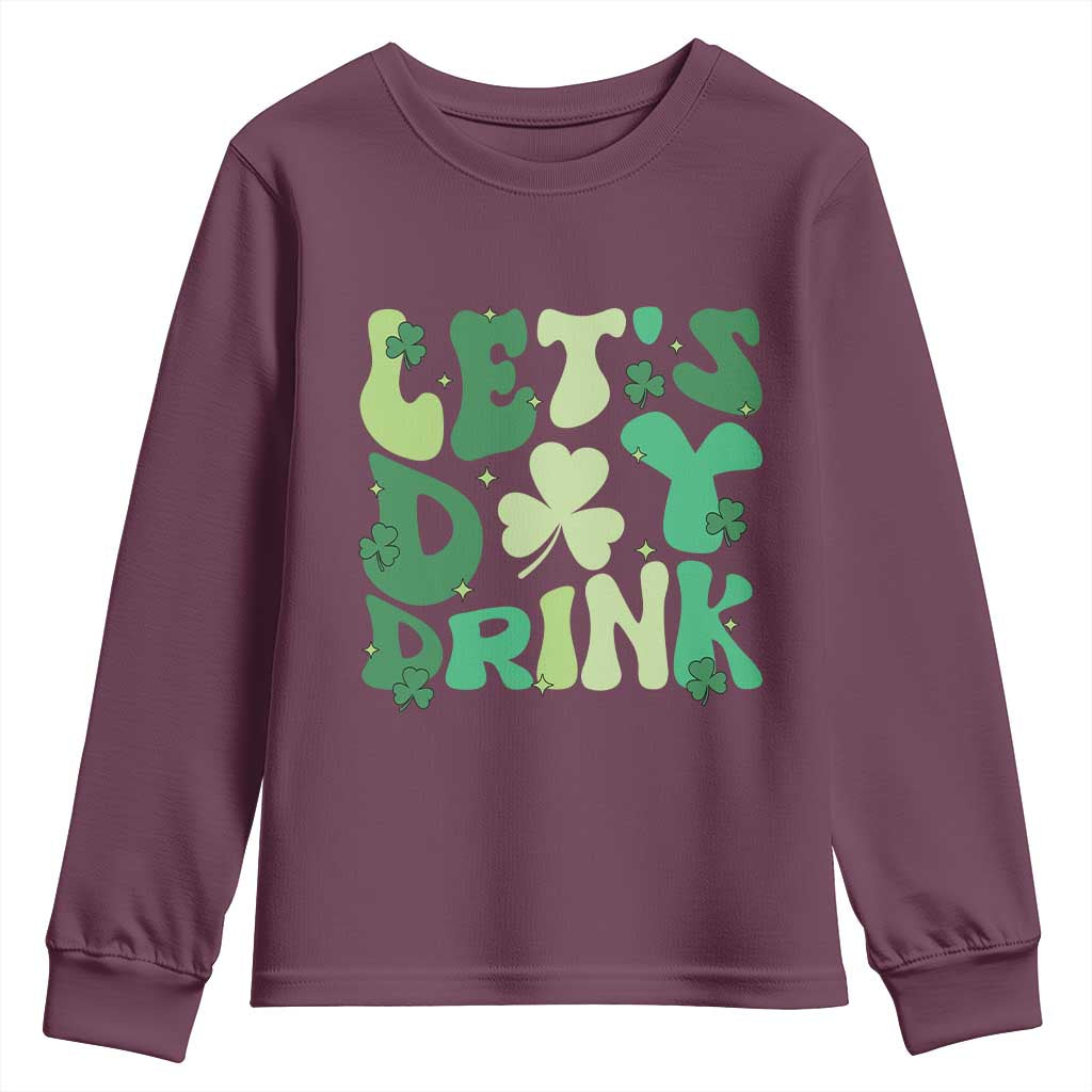 St. Patrick's Day Irish Pub Youth Sweatshirt Let's Day Drink