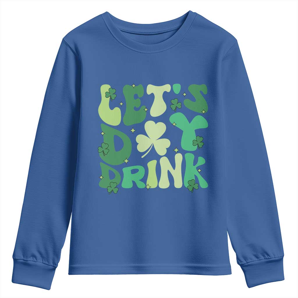 St. Patrick's Day Irish Pub Youth Sweatshirt Let's Day Drink