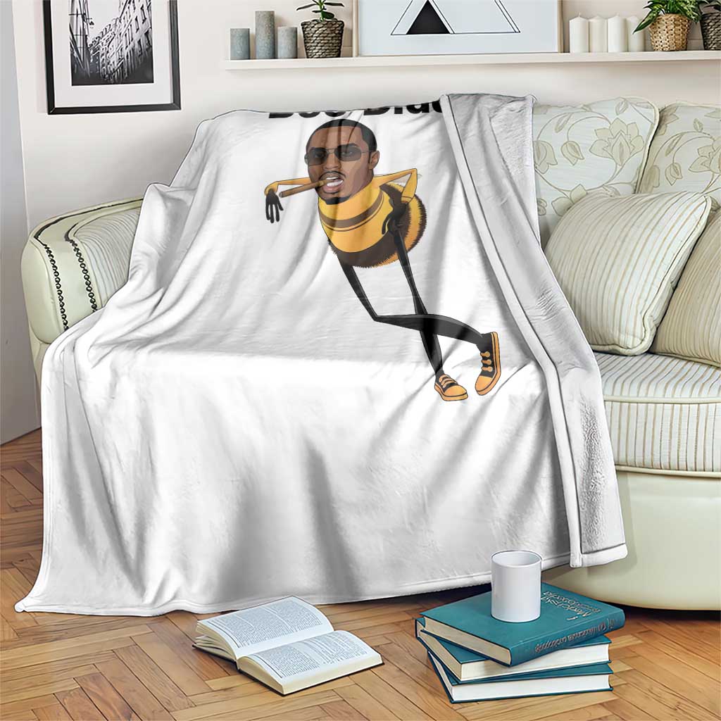 Bee Diddy Throw Blanket Dark Humor Internet Meme Brainrot Gen Z
