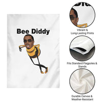 Bee Diddy Garden Flag Dark Humor Internet Meme Brainrot Gen Z
