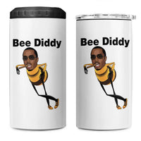 Bee Diddy 4 in 1 Can Cooler Tumbler Dark Humor Internet Meme Brainrot Gen Z