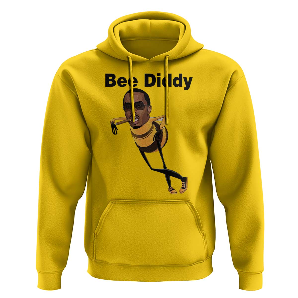 Bee Diddy Hoodie Dark Humor Internet Meme Brainrot Gen Z