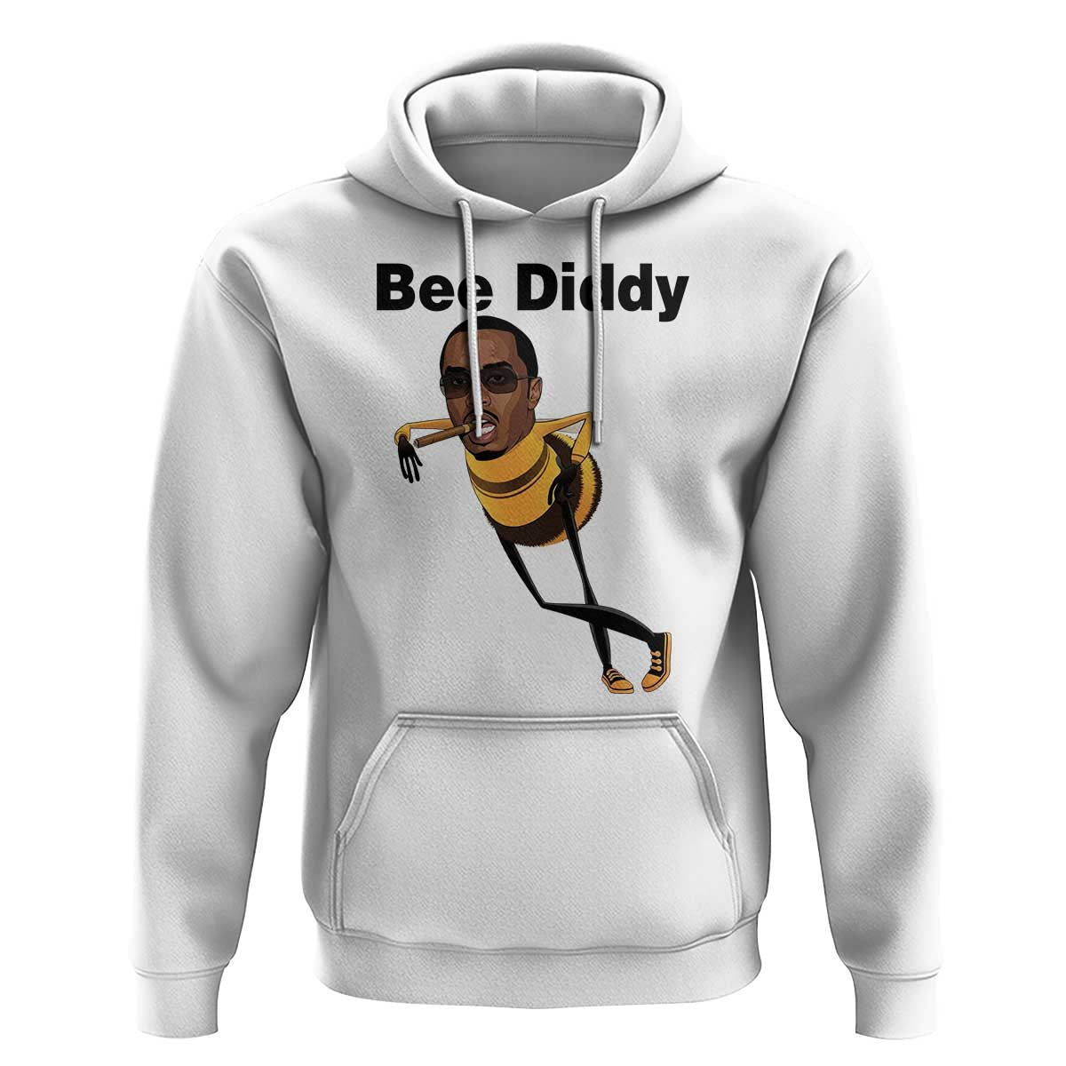 Bee Diddy Hoodie Dark Humor Internet Meme Brainrot Gen Z