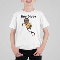 Bee Diddy T Shirt For Kid Dark Humor Internet Meme Brainrot Gen Z