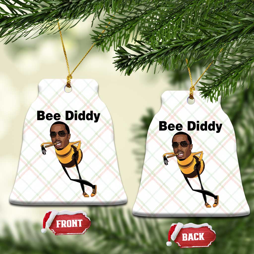 Bee Diddy Ceramic Ornament Dark Humor Internet Meme Brainrot Gen Z