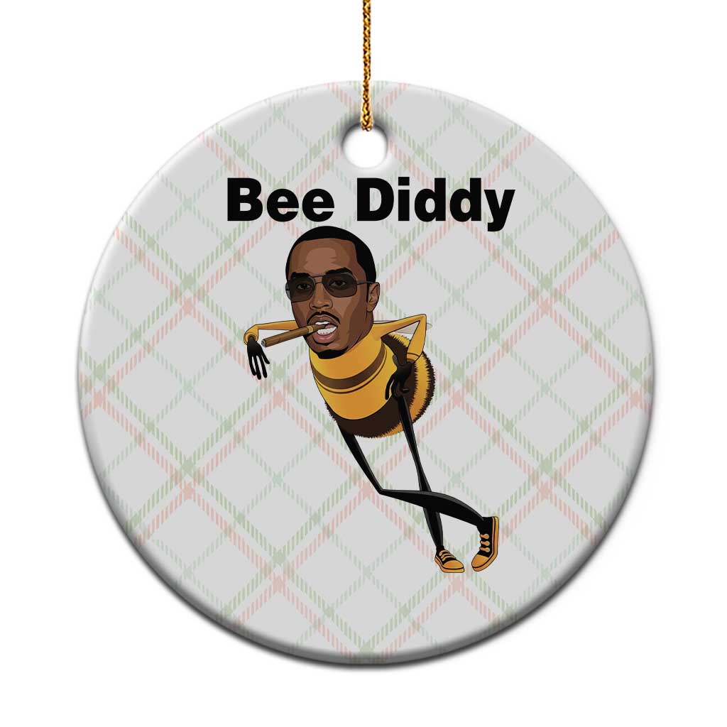 Bee Diddy Ceramic Ornament Dark Humor Internet Meme Brainrot Gen Z