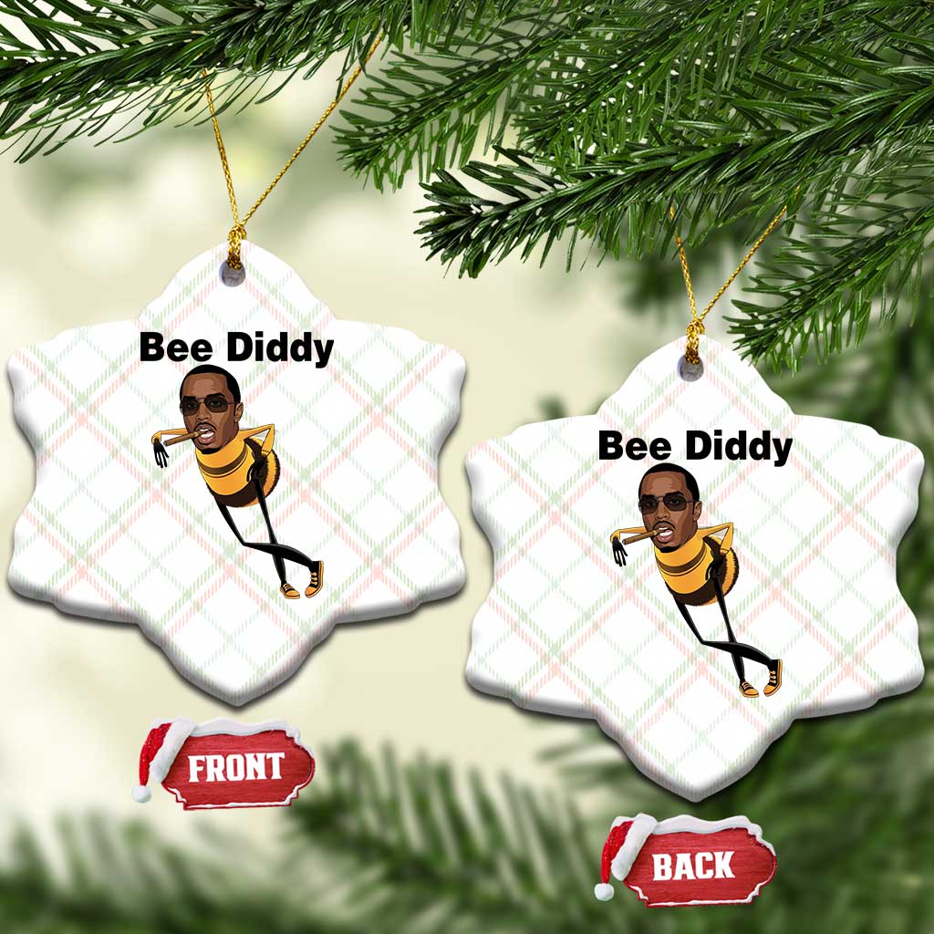 Bee Diddy Ceramic Ornament Dark Humor Internet Meme Brainrot Gen Z