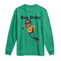 Bee Diddy Long Sleeve Shirt Dark Humor Internet Meme Brainrot Gen Z