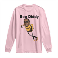 Bee Diddy Long Sleeve Shirt Dark Humor Internet Meme Brainrot Gen Z
