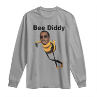 Bee Diddy Long Sleeve Shirt Dark Humor Internet Meme Brainrot Gen Z