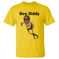 Bee Diddy T Shirt Dark Humor Internet Meme Brainrot Gen Z