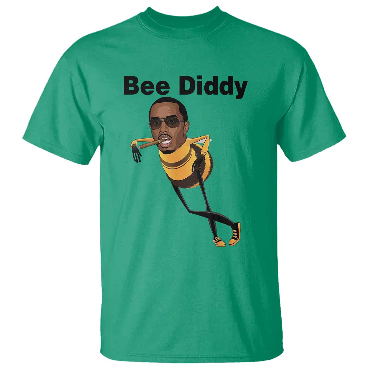 Bee Diddy T Shirt Dark Humor Internet Meme Brainrot Gen Z