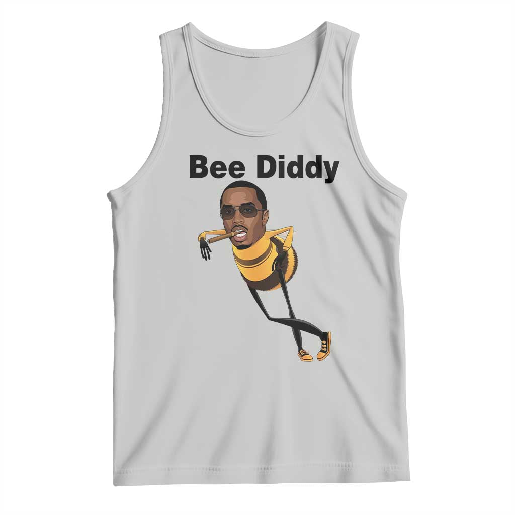 Bee Diddy Tank Top Dark Humor Internet Meme Brainrot Gen Z