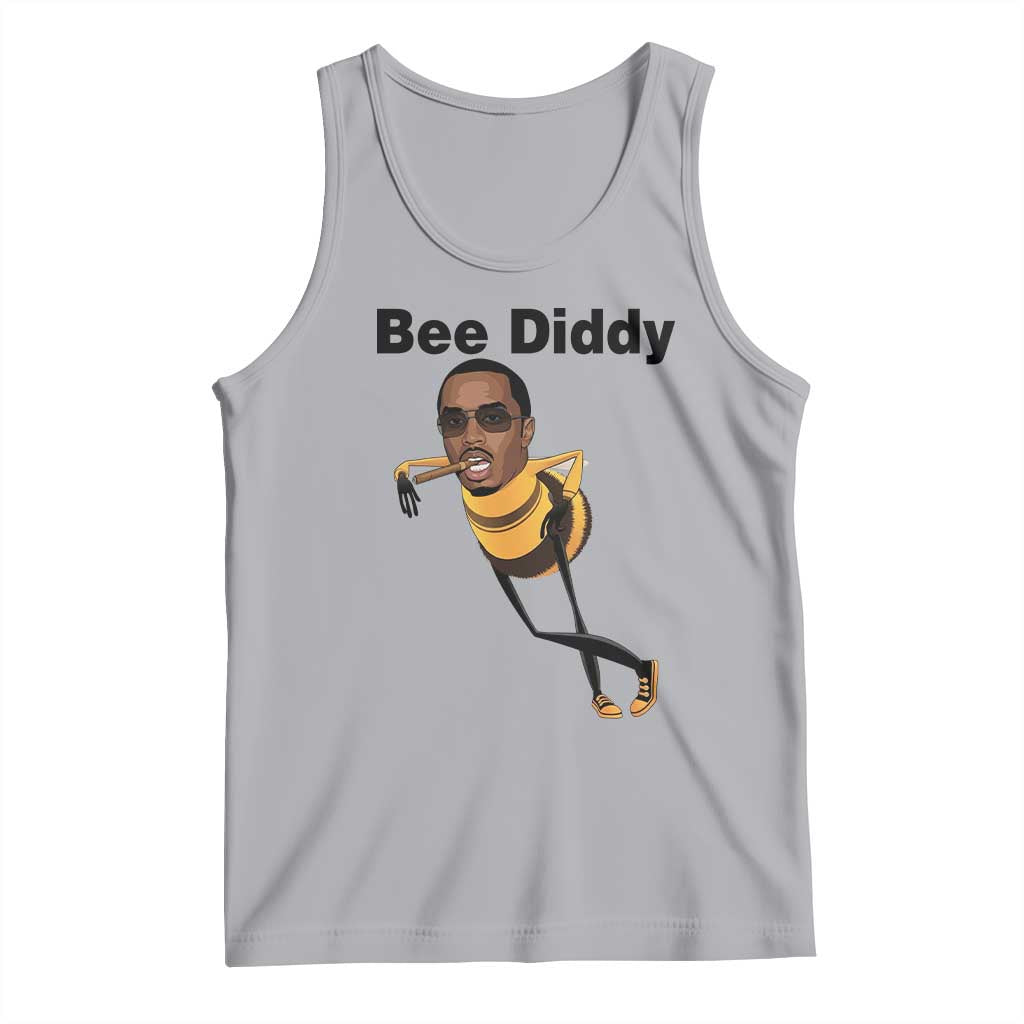 Bee Diddy Tank Top Dark Humor Internet Meme Brainrot Gen Z