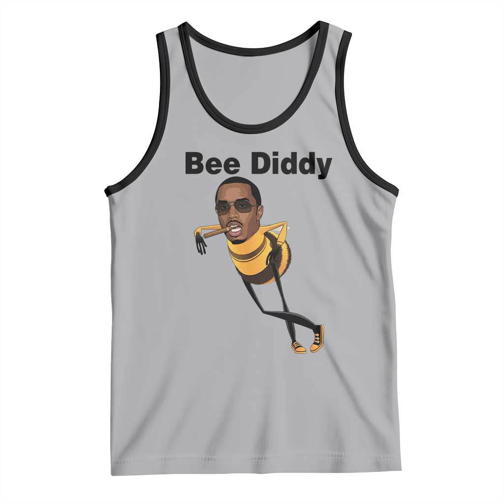 Bee Diddy Tank Top Dark Humor Internet Meme Brainrot Gen Z