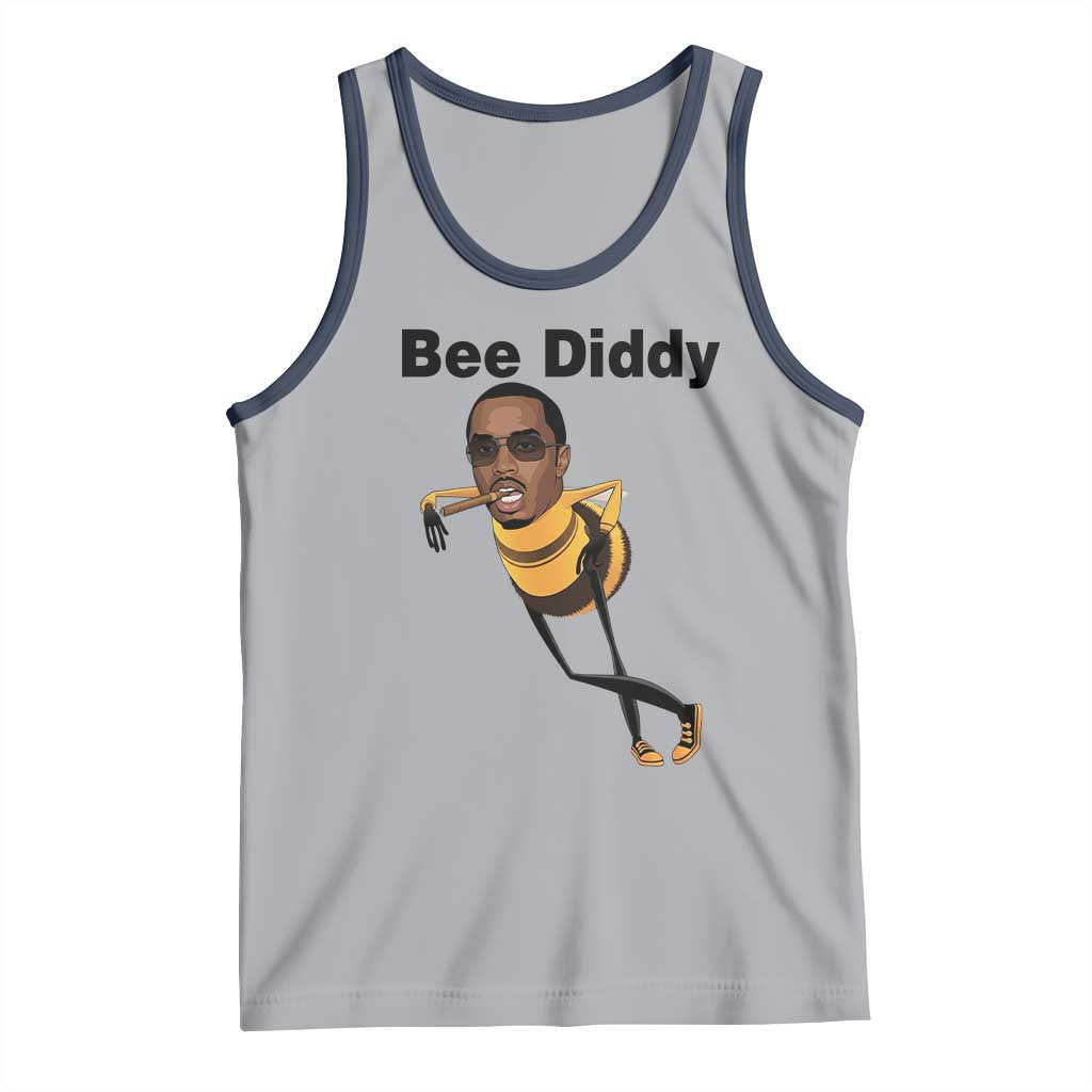 Bee Diddy Tank Top Dark Humor Internet Meme Brainrot Gen Z