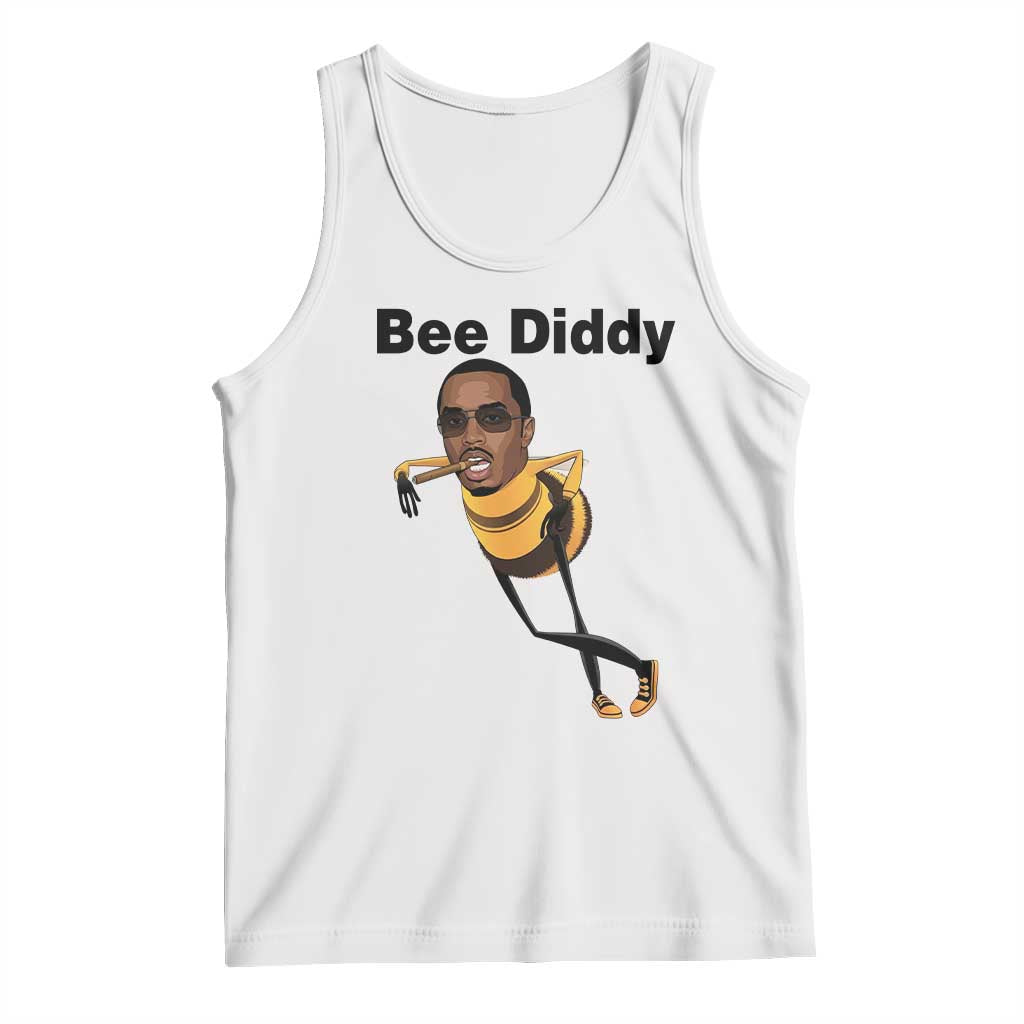Bee Diddy Tank Top Dark Humor Internet Meme Brainrot Gen Z
