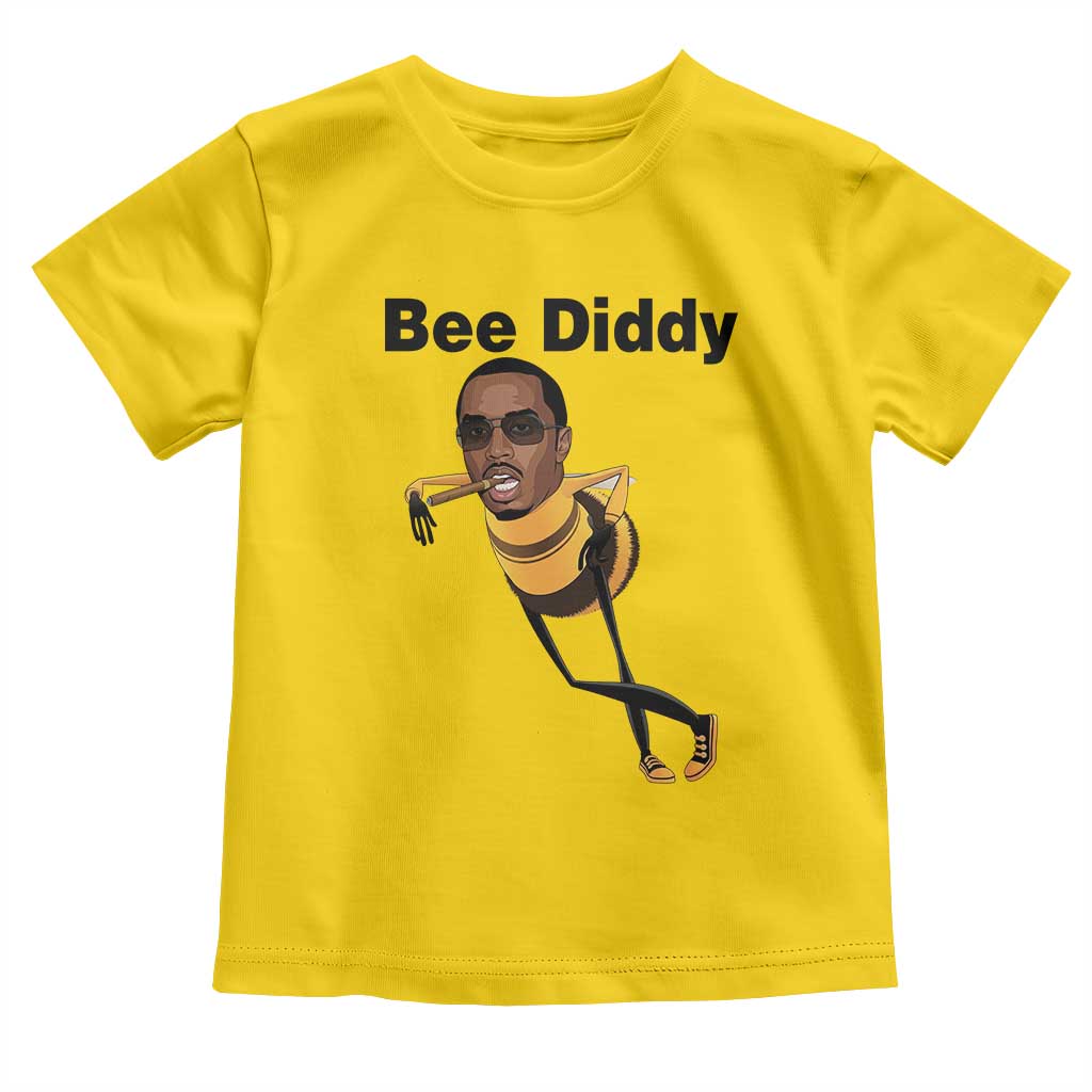 Bee Diddy Toddler T Shirt Dark Humor Internet Meme Brainrot Gen Z