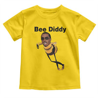 Bee Diddy Toddler T Shirt Dark Humor Internet Meme Brainrot Gen Z
