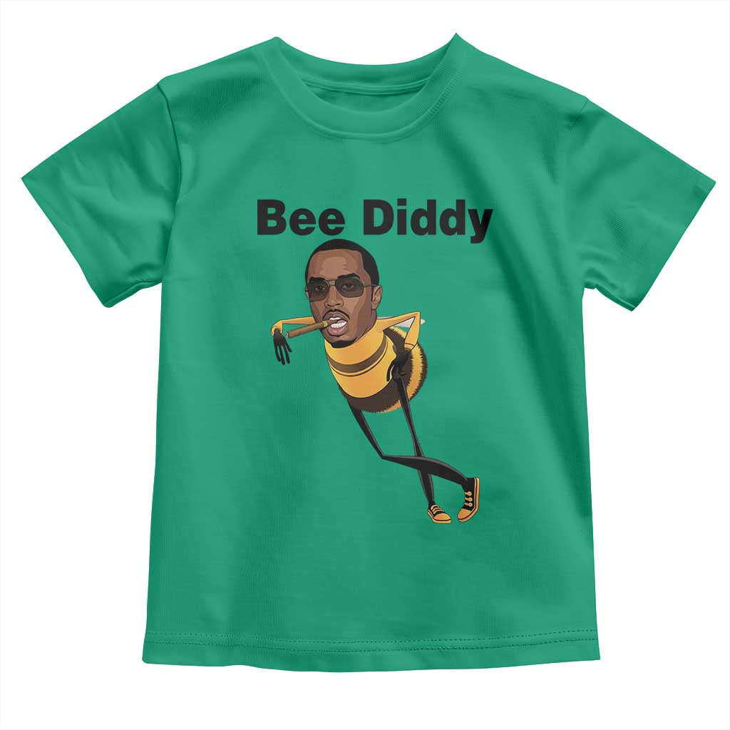 Bee Diddy Toddler T Shirt Dark Humor Internet Meme Brainrot Gen Z