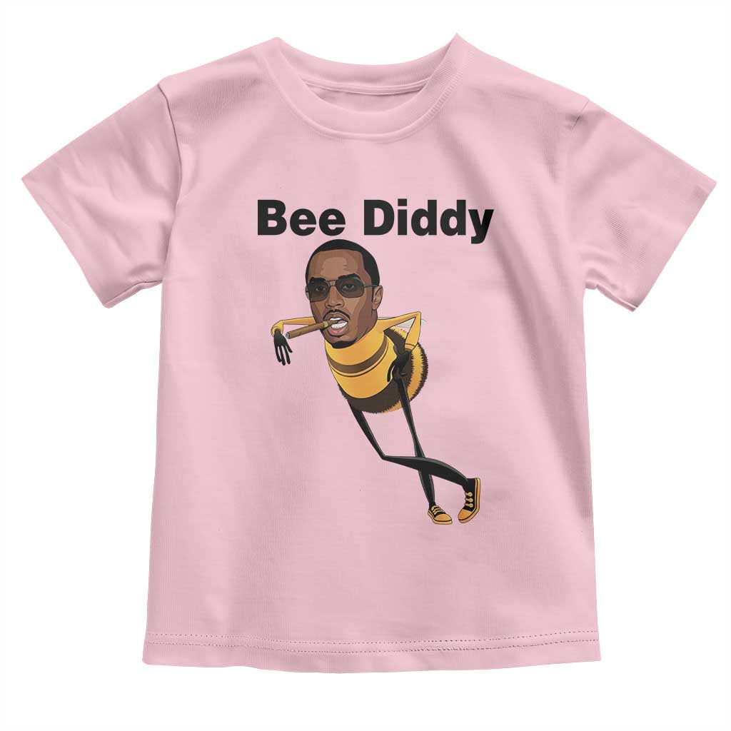 Bee Diddy Toddler T Shirt Dark Humor Internet Meme Brainrot Gen Z