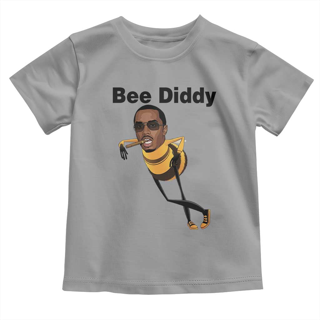 Bee Diddy Toddler T Shirt Dark Humor Internet Meme Brainrot Gen Z