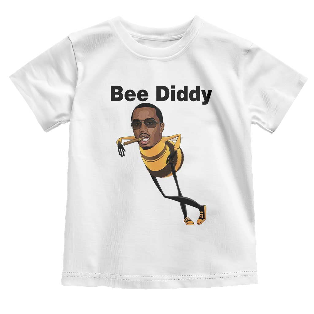 Bee Diddy Toddler T Shirt Dark Humor Internet Meme Brainrot Gen Z