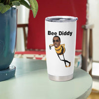 Bee Diddy Tumbler Cup Dark Humor Internet Meme Brainrot Gen Z
