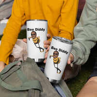 Bee Diddy Tumbler Cup Dark Humor Internet Meme Brainrot Gen Z