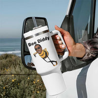 Bee Diddy Tumbler With Handle Dark Humor Internet Meme Brainrot Gen Z